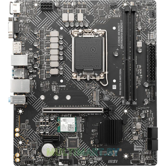Материнская плата MSI Pro H610M-G WiFi DDR4